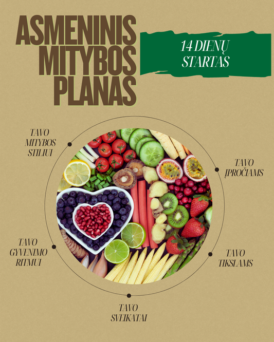 Asmeninis mitybos planas – 14 dienų startas